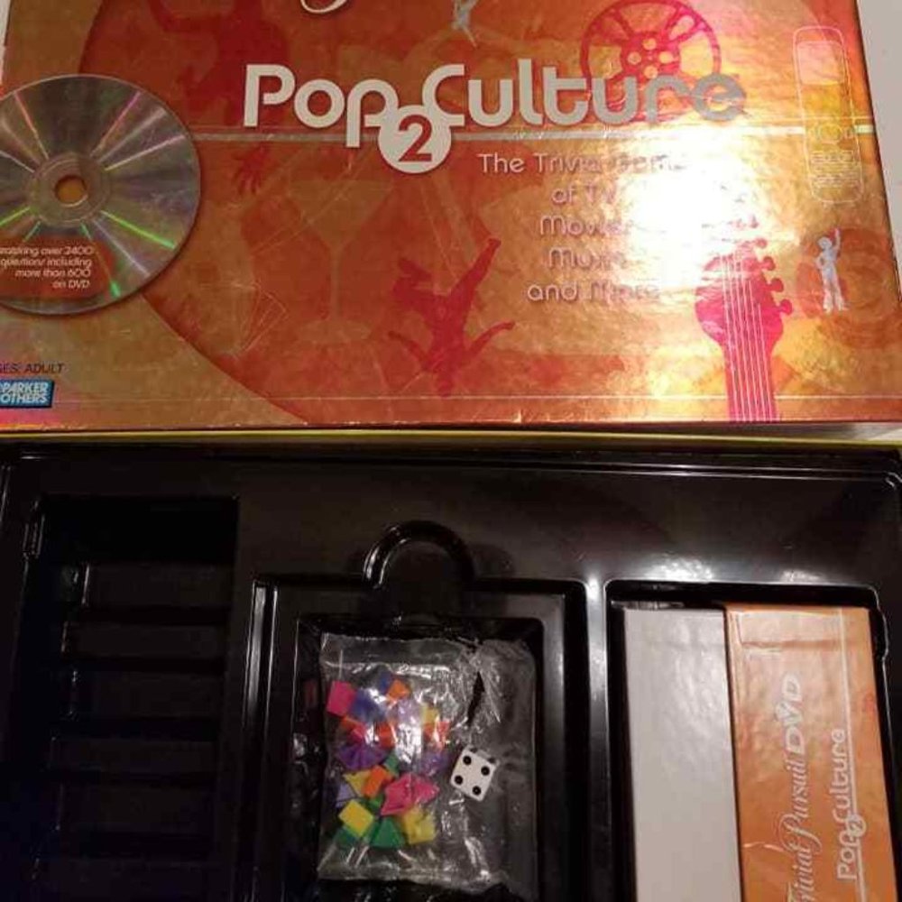 Trivial Pursuit DVD Pop Culture 2 Board Game
